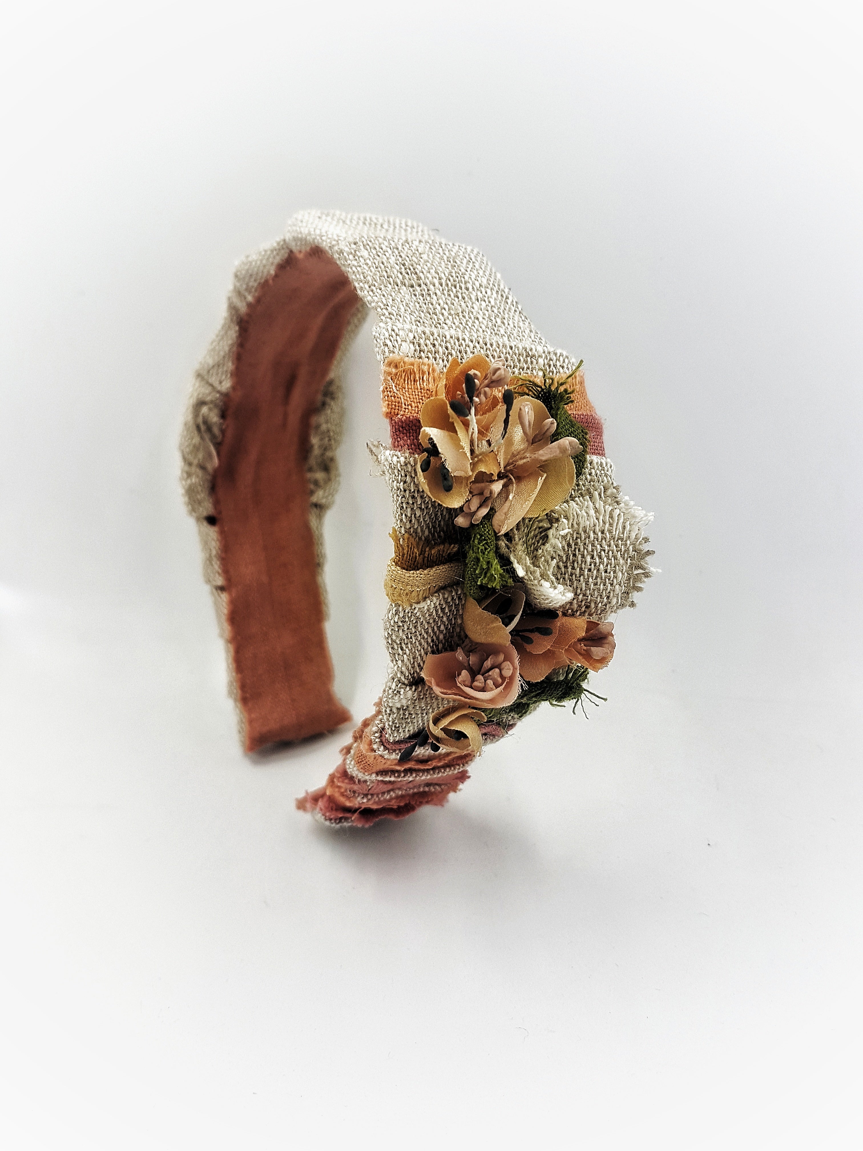 Dried flowers headband